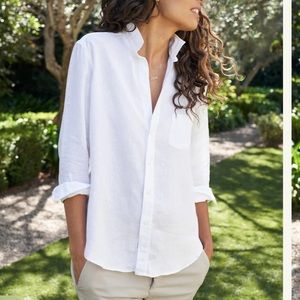 Frank and Eileen white Eileen button up top extra large XL